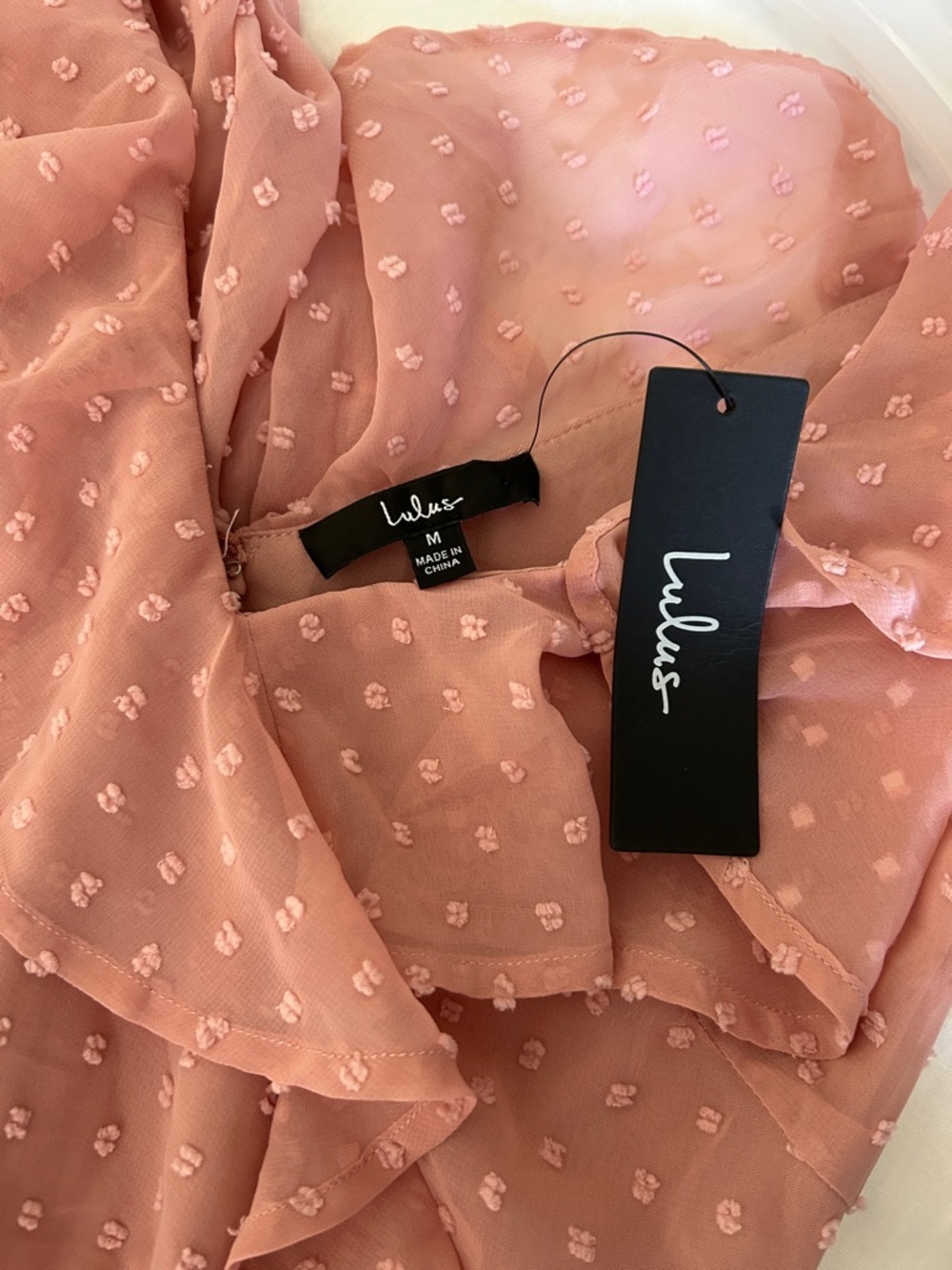Lulu's Dusty Rose Ruffle Maxi Dress - Picture 5 of 10